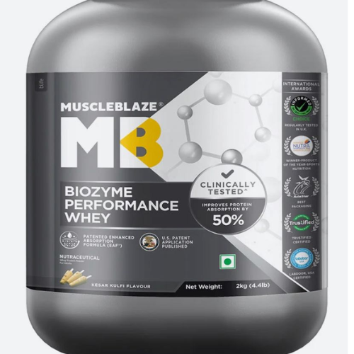 Muscleblaze Biozyme Performance Whey (Kesar Kulfi) 2kg